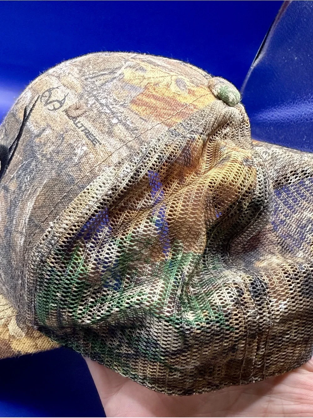 Realtree Camo Trucker Hat Antler Logo Mesh Snapback OSFM Hunting Outdoor Cap